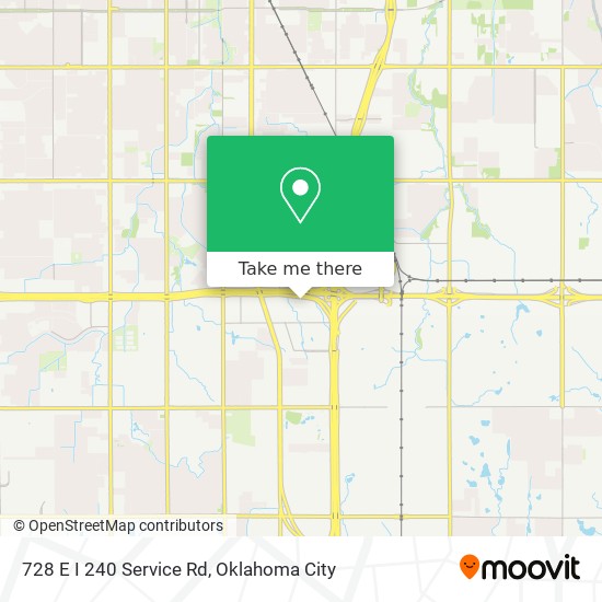 Mapa de 728 E I 240 Service Rd