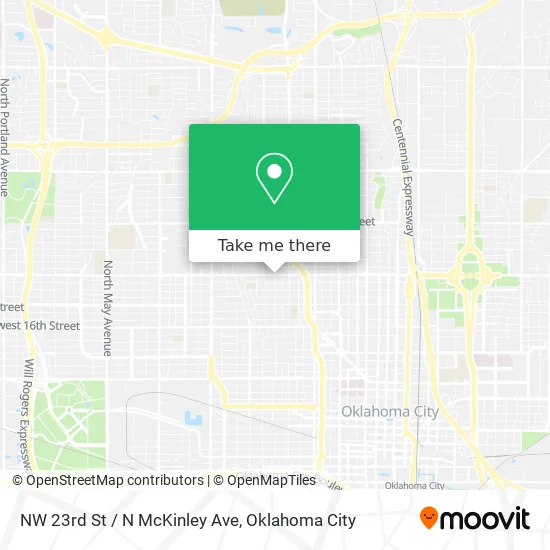 NW 23rd St / N McKinley Ave map