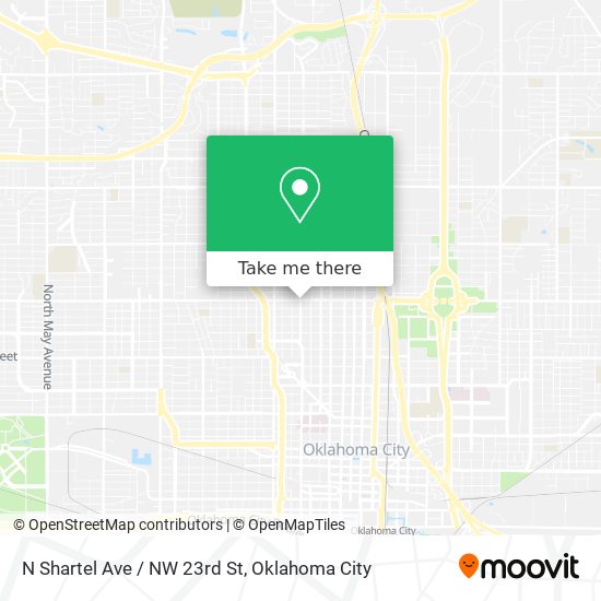 N Shartel Ave / NW 23rd St map