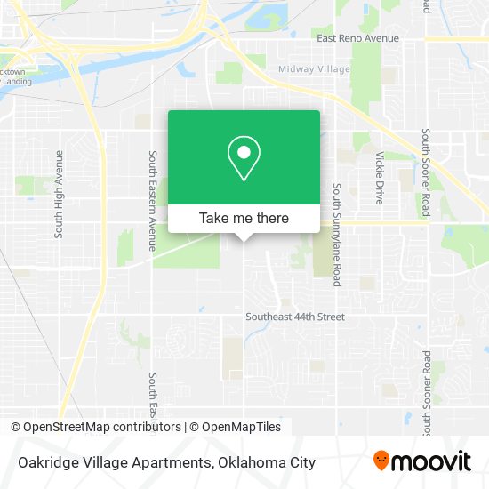 Oakridge Village Apartments map
