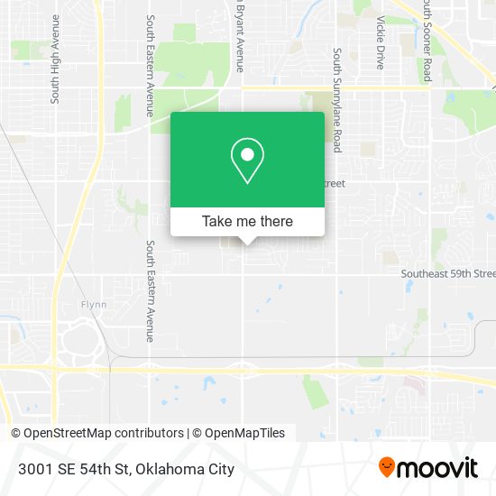 3001 SE 54th St map