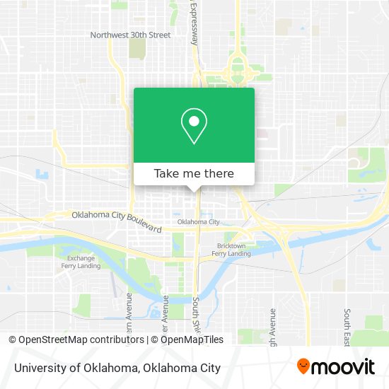 Mapa de University of Oklahoma