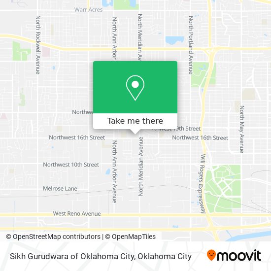 Mapa de Sikh Gurudwara of Oklahoma City