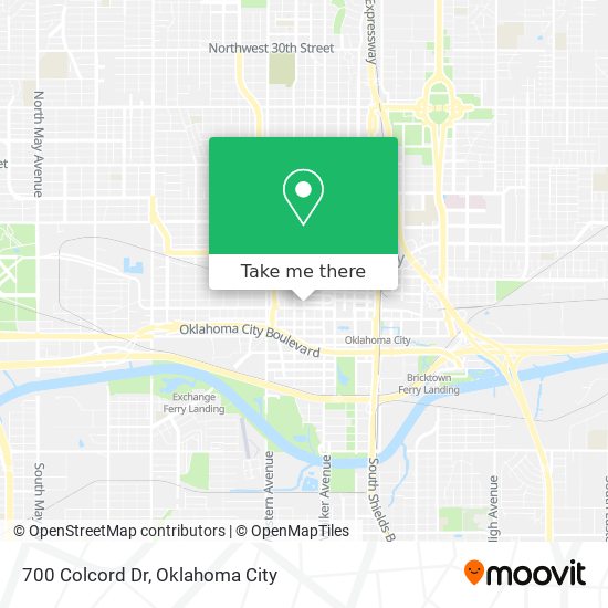 700 Colcord Dr map