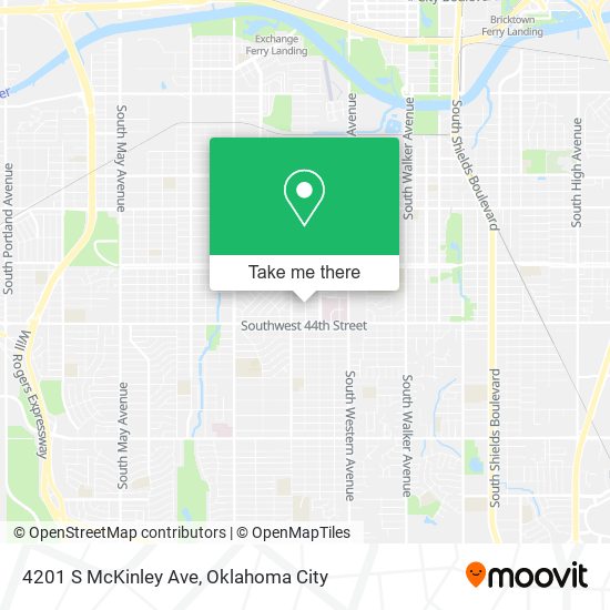 4201 S McKinley Ave map
