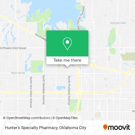 Hunter's Specialty Pharmacy map