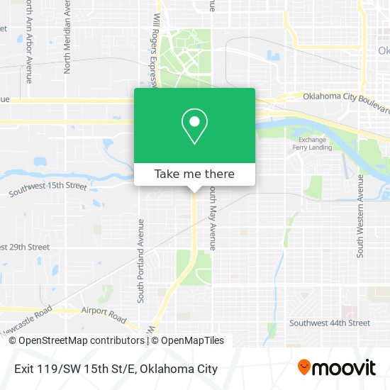 Exit 119/SW 15th St/E map