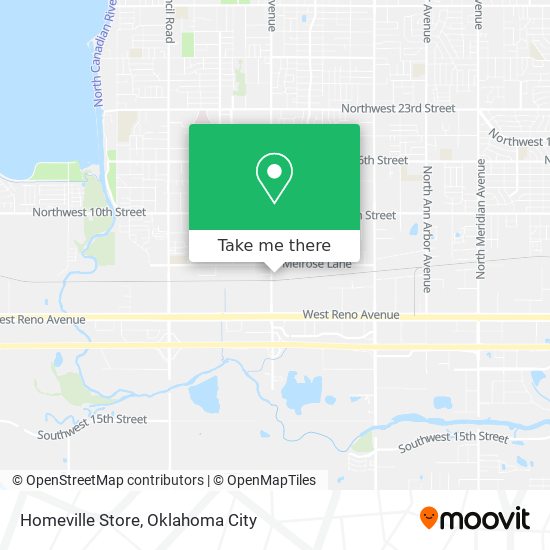 Homeville Store map