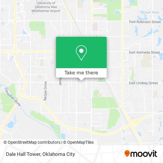 Dale Hall Tower map