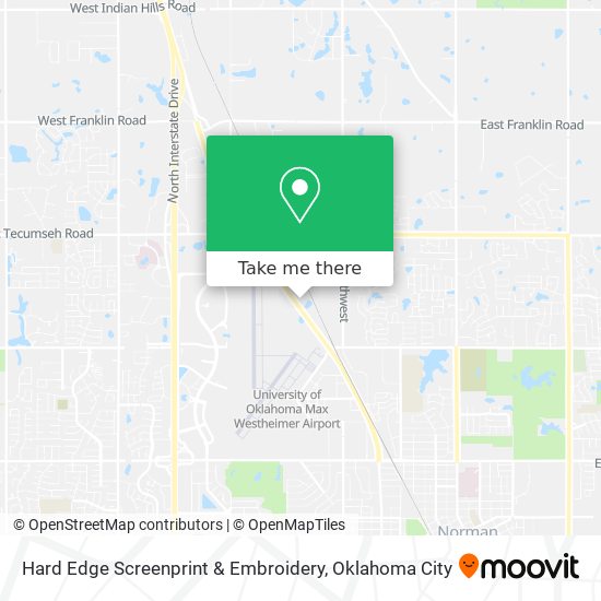 Hard Edge Screenprint & Embroidery map