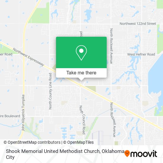 Shook Memorial United Methodist Church map