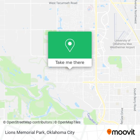 Lions Memorial Park map