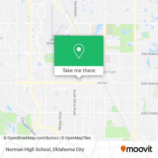 Mapa de Norman High School