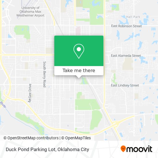 Duck Pond Parking Lot map