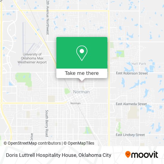 Doris Luttrell Hospitality House map