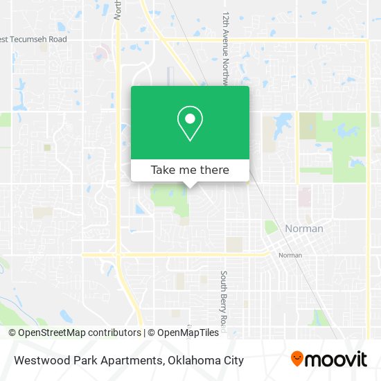 Westwood Park Apartments map