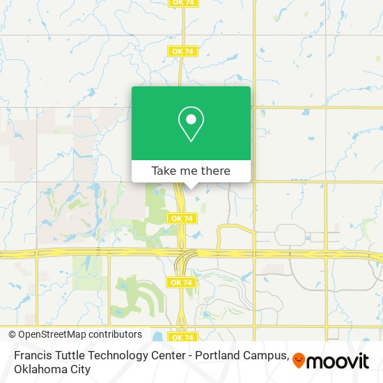 Francis Tuttle Technology Center - Portland Campus map