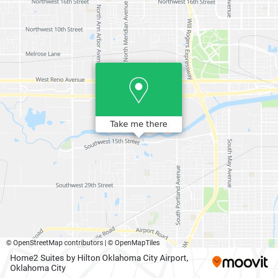 Home2 Suites by Hilton Oklahoma City Airport map