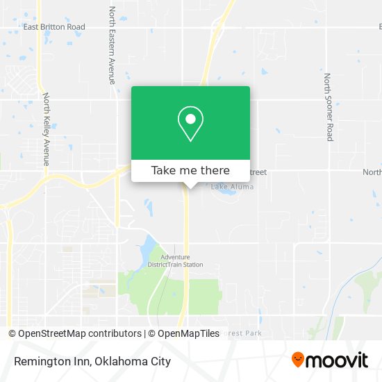 Remington Inn map