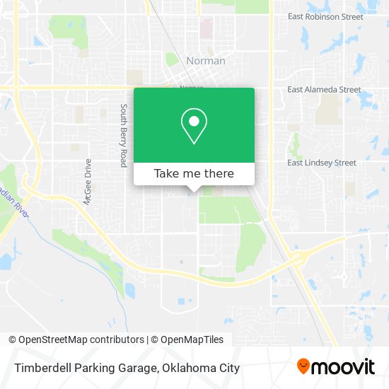 Mapa de Timberdell Parking Garage