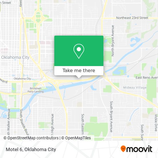 Mapa de Motel 6