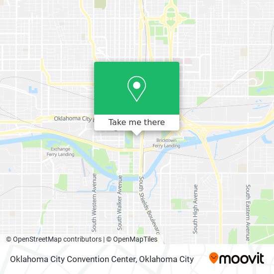 Mapa de Oklahoma City Convention Center