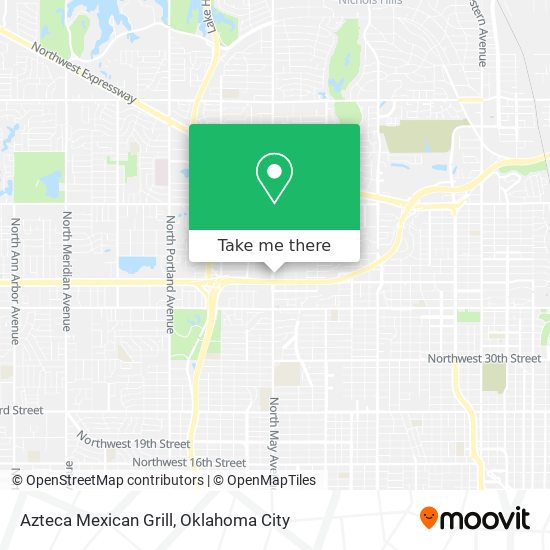 Azteca Mexican Grill map