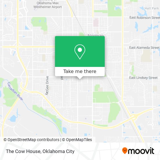 The Cow House map