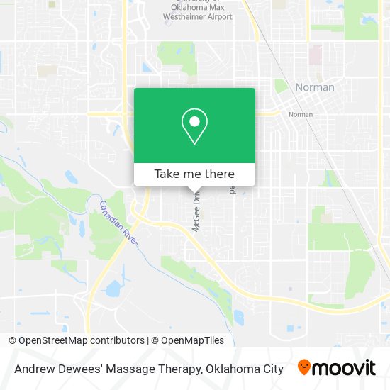 Mapa de Andrew Dewees' Massage Therapy