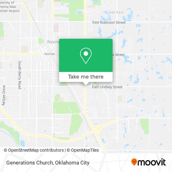 Generations Church map