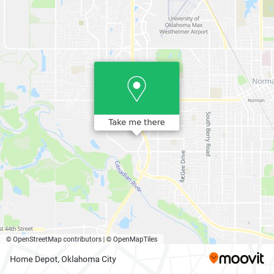 Home Depot map