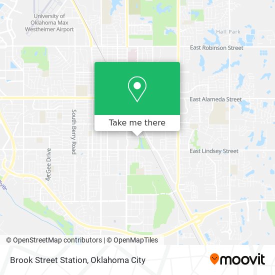 Brook Street Station map
