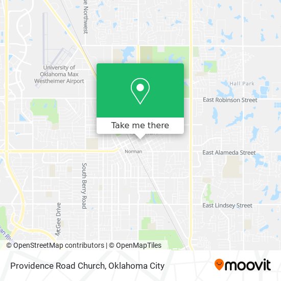 Providence Road Church map