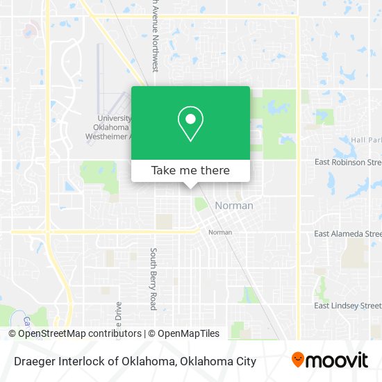 Mapa de Draeger Interlock of Oklahoma