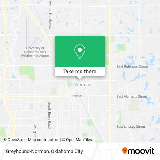 Greyhound-Norman map