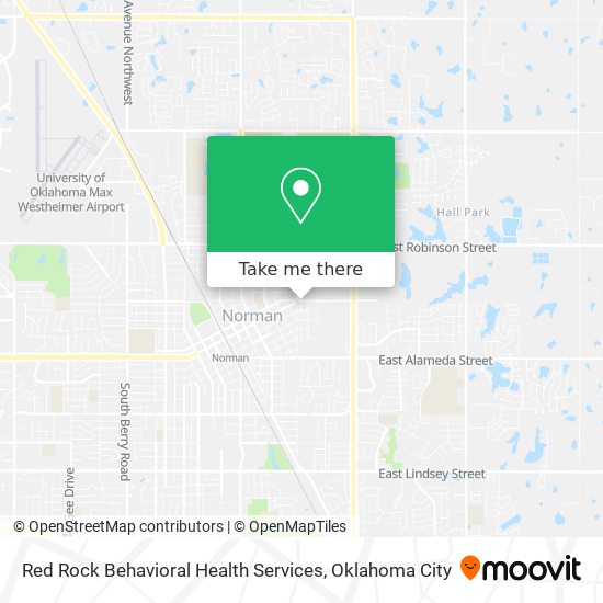 Mapa de Red Rock Behavioral Health Services