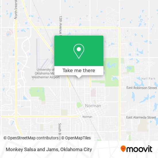 Monkey Salsa and Jams map