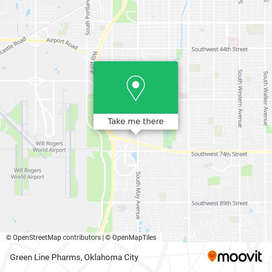 Green Line Pharms map