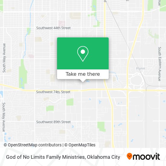 God of No Limits Family Ministries map