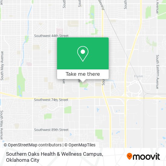 Mapa de Southern Oaks Health & Wellness Campus