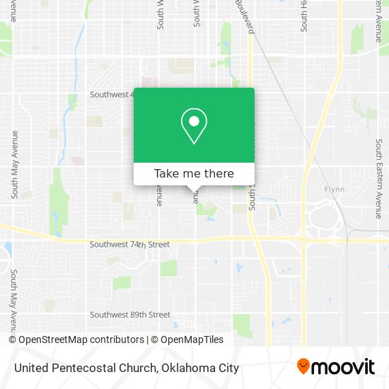 United Pentecostal Church map