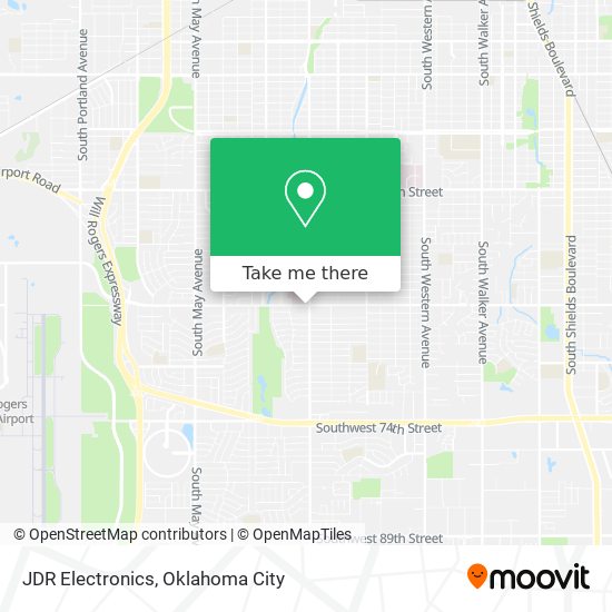 JDR Electronics map