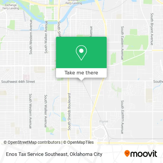Enos Tax Service Southeast map