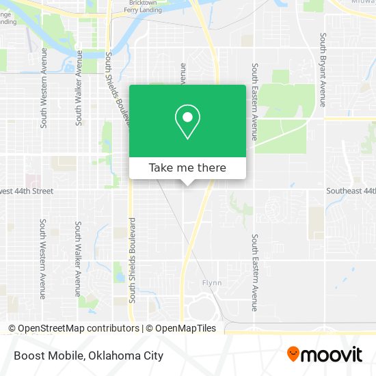 Mapa de Boost Mobile