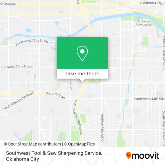 Southwest Tool & Saw Sharpening Service map