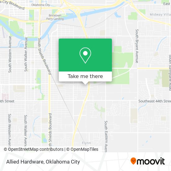Mapa de Allied Hardware