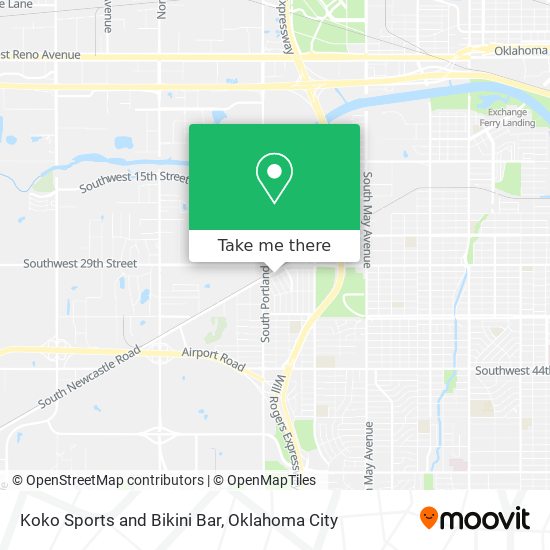 Koko Sports and Bikini Bar map
