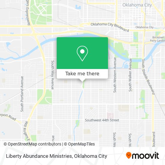 Liberty Abundance Ministries map