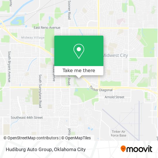 Mapa de Hudiburg Auto Group