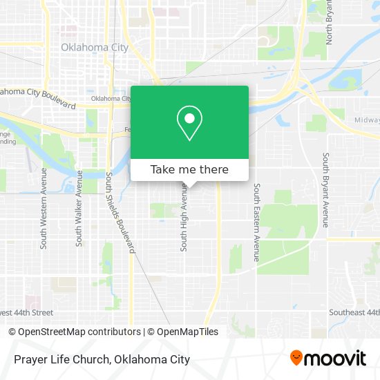 Prayer Life Church map